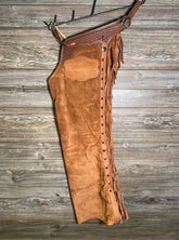 Tan Cowboy Suede Leather-Men